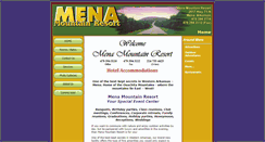 Desktop Screenshot of menamountainresort.com