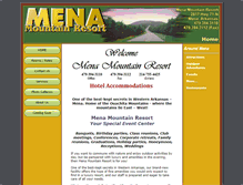 Tablet Screenshot of menamountainresort.com